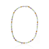Amethyst Silver Necklace