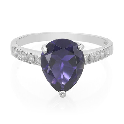 Ceylon Iolite Silver Ring