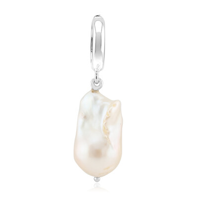 White Freshwater Pearl Silver Pendant (TPC)