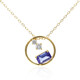 14K AAA Tanzanite Gold Necklace (CIRARI)