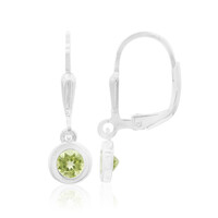 Peridot Silver Earrings