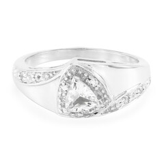 Goshenite Silver Ring