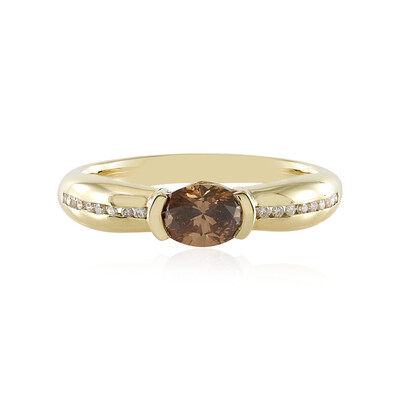 14K SI2 Brown Diamond Gold Ring (de Melo)