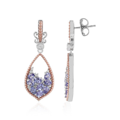Tanzanite Silver Earrings (Dallas Prince Designs)
