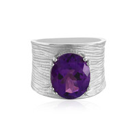 Siberian Amethyst Silver Ring