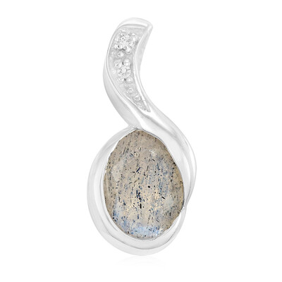 Labradorite Silver Pendant