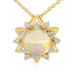 Welo Opal Silver Necklace