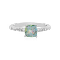 Mountain Lake Quartz Silver Ring