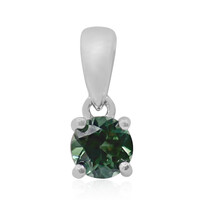 Chrome Apatite Silver Pendant