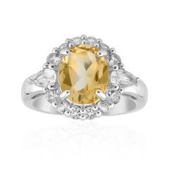 Citrine Silver Ring