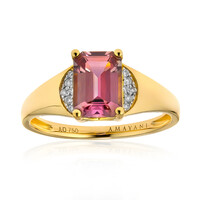 18K Pink Diaspore Gold Ring (AMAYANI)