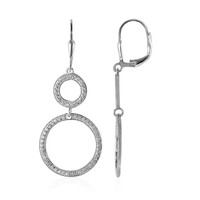 Zircon Silver Earrings