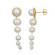 White Freshwater Pearl Silver Earrings