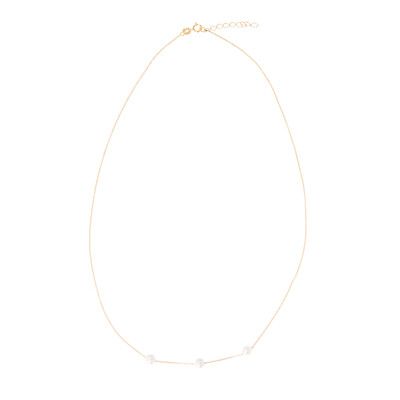 Freshwater pearl Silver Necklace (Joias do Paraíso)