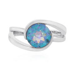 Ocean Quartz Silver Ring