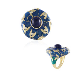 Sodalite Silver Ring (Adela Silber)