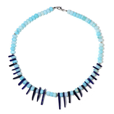 Lapis Lazuli Silver Necklace
