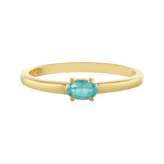 Blue Apatite Silver Ring