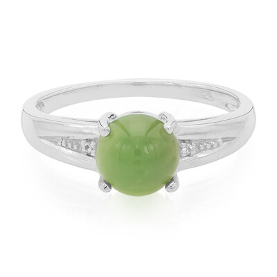 Imperial Chrysoprase Silver Ring