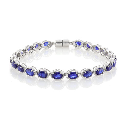 Madagascar Blue Sapphire Silver Bracelet