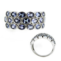 Tanzanite Silver Ring