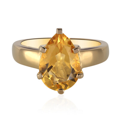 Citrine Silver Ring