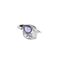 Amethyst Silver Ring
