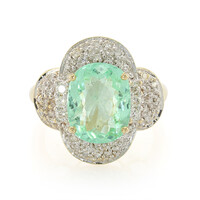 18K Nigerian Paraiba Tourmaline Gold Ring (AMAYANI)