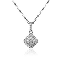 Flawless (F) Diamond Platinium Necklace (LUCENT DIAMONDS)