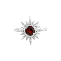 Mozambique Garnet Silver Ring
