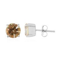 Luna Quartz Silver Earrings