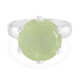 Prehnite Silver Ring