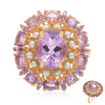 Amethyst Silver Ring