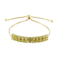Peridot Silver Bracelet