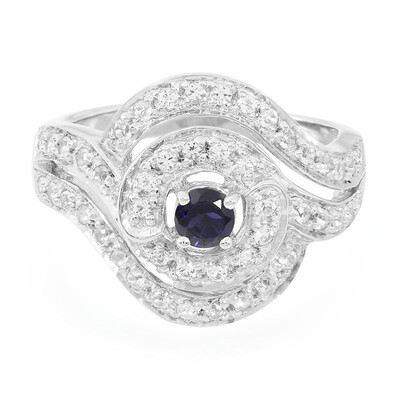Ceylon Iolite Silver Ring