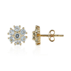 Sky Blue Topaz Silver Earrings