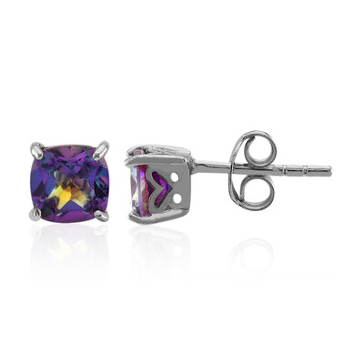 Mystic Topaz Silver Earrings