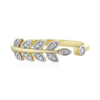 9K Flawless (F) Diamond Gold Ring (LUCENT DIAMONDS)