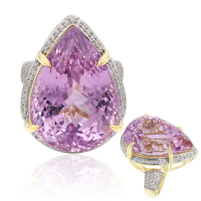 18K Patroke Kunzite Gold Ring