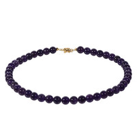 Zambian Amethyst Silver Necklace