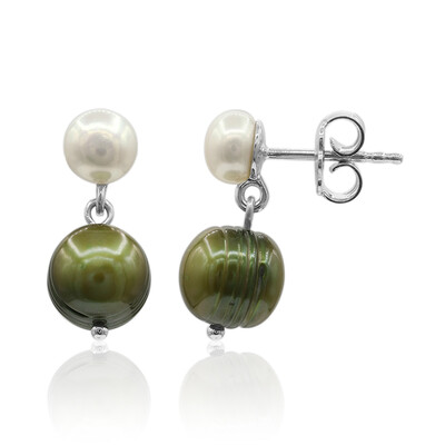 Freshwater pearl Silver Earrings (TPC)
