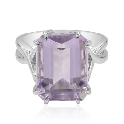 Rose de France Amethyst Silver Ring