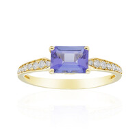 14K AAA Tanzanite Gold Ring (CIRARI)