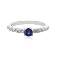 Blue Sapphire Silver Ring