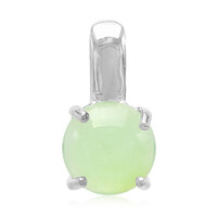 Imperial Chrysoprase Silver Pendant