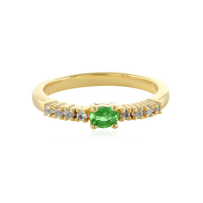 Tsavorite Silver Ring
