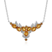 Madeira Citrine Silver Necklace