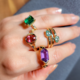 9K Paraiba Tourmaline Gold Ring (CUSTODANA)
