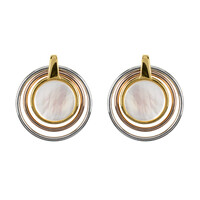 Mother of Pearl Silver Earrings