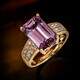 18K Pink Diaspore Gold Ring (AMAYANI)